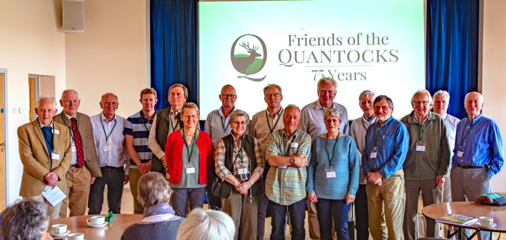 Friends of the Quantocks Committee Members. See text below for full names.